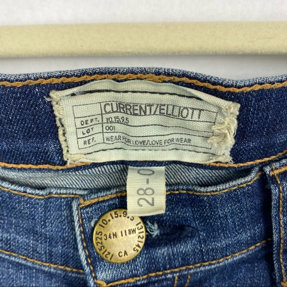 Current Elliott The Stiletto Townie Skinny Jeans - Picture 3 of 8